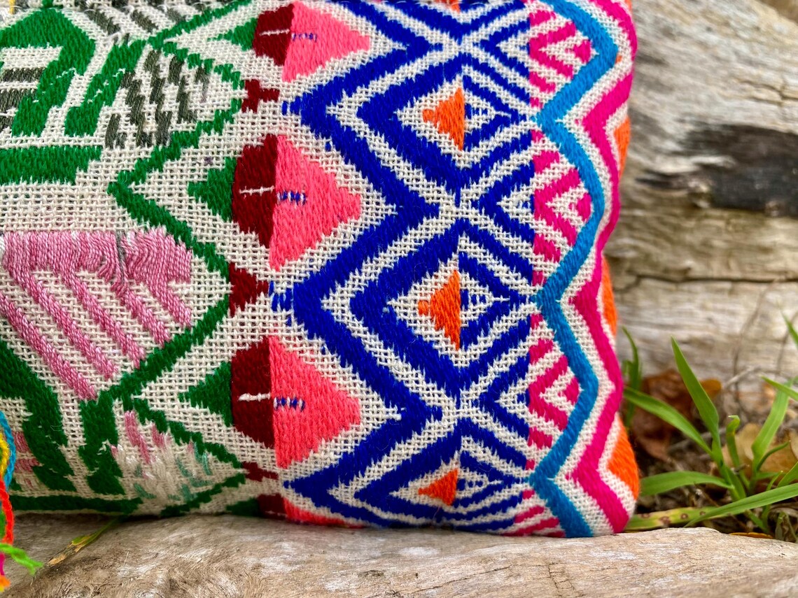 Upcycled Hand-loomed Purse - Mangrove