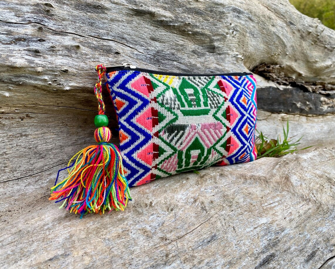 Upcycled Hand-loomed Purse - Mangrove