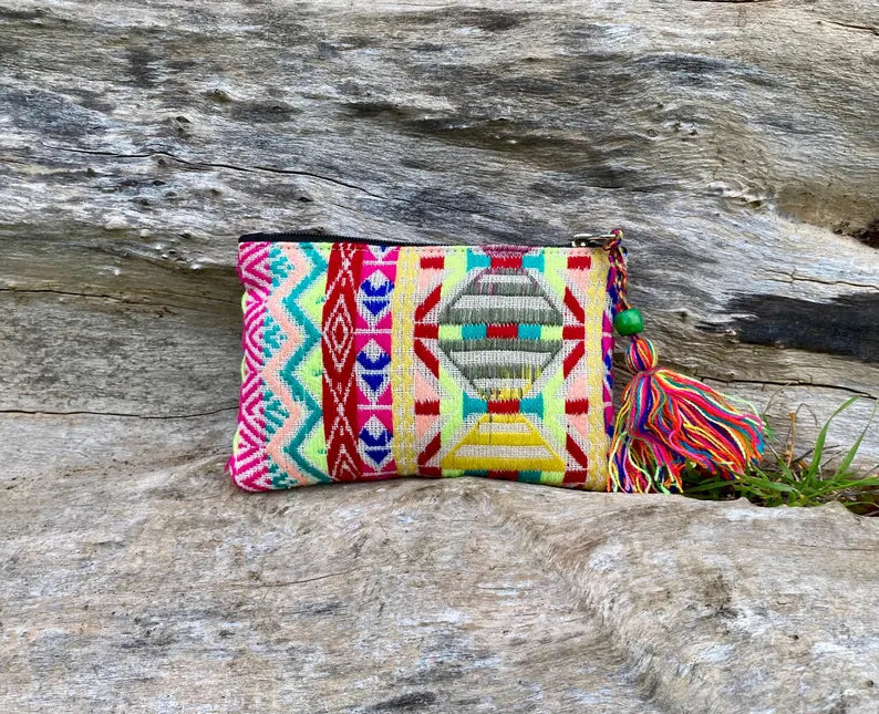 Upcycled Hand-loomed Purse - Sunrise