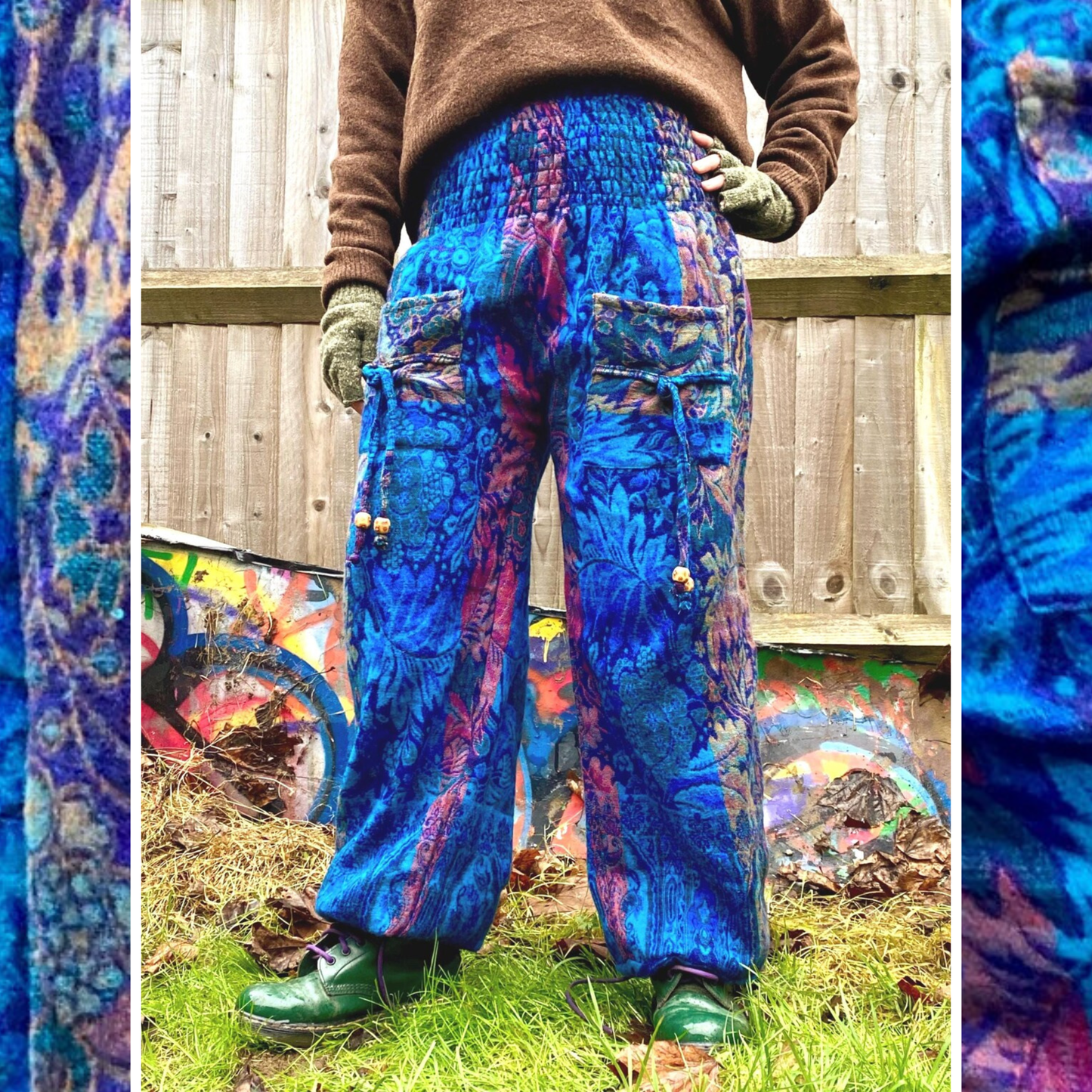 Cosy Warm Winter Blanket Trousers - Hyacinth