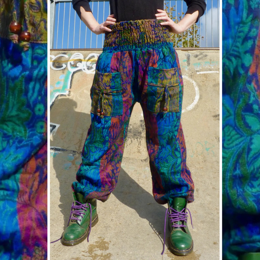 Cosy Warm Winter Blanket Trousers - Crocus