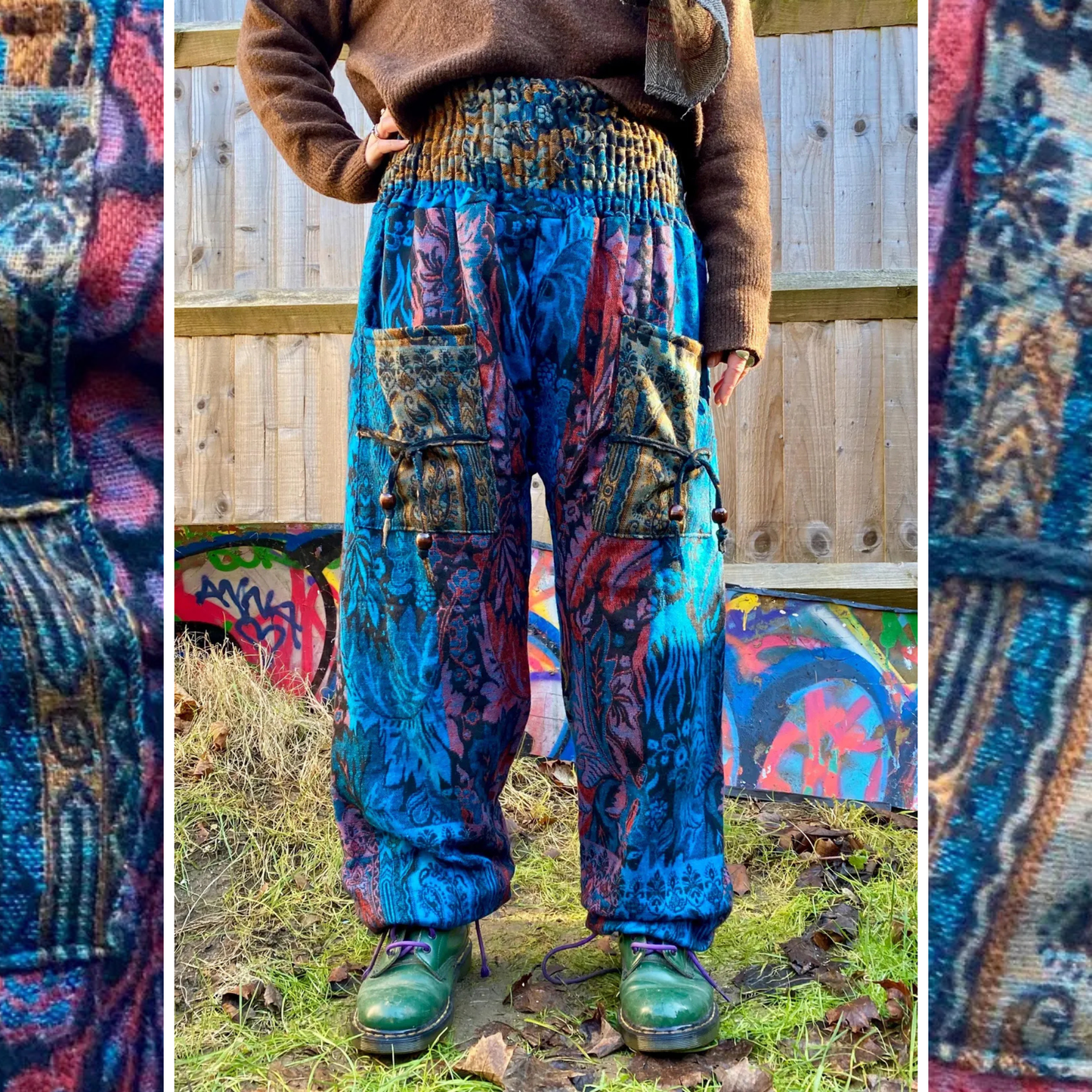Cosy Warm Winter Blanket Trousers - Cosmos